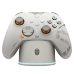 Thunderobot G80 1000HZ Wireless Gaming Controller for NS/PC/iOS/Android with Charging Dock,Hall-effect Adjustable Joystick,Dual-Mode Force-Switch Triggers,Optical Micro Switches (White) [android,ios]