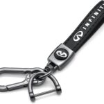 Car Keychain Universal Heavy Duty Metal Key Chain Accessories Car Fob Key Keychain Holder with 360 Degree Rotatable