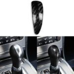NVCNX Real Carbon Fiber Compatible with Infiniti G35 G37 G25 Q60 Q40 2007-2015 X Sedan Coupe Convertible Car Accessories Interior Trim Gear Shift Cover Black - not for Manual