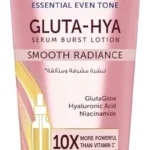 لوشن الجسم سموث راديانس من تشكيلة اسنشيال ايفن تون، سيروم جلوتا هيا، اقوى 10 مرات من فيتامين C، ترطيب عميق، 200 مل من فازلين