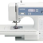 Brother Sewing and Quilting Machine, Computerized, 165 Built-in Stitches, LCD Display, Wide Table, 8 Included Presser Feet, White, 20x12x17