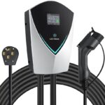 Lectron V-Box 48 Amp Electric Vehicle Charging Station - Powerful Level 2 EV Charger (240V) with NEMA 14-50 Plug/Hardwired - Energy Star and ETL Certified for J1772 EVs