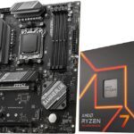 INLAND AMD Ryzen 7 7700X CPU Processor with MSI B650 Gaming Plus WiFi Gaming Motherboard(AM5, ATX, DDR5, PCIe 4.0, Wi-Fi 6E), Sold by Micro Center