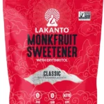 Lakanto Monk Fruit Sweetener With Erythritol, White Sugar Substitute From Monk Fruit Extract, Classic White Sugar Replacement for Baking, Coffee & Tea, Gluten Free, Low Carb, Non GMO, Keto, 3 LB Bag