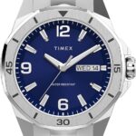 Timex Men's Essex 46mm Watch - Black Link Bracelet Black Dial Silver-Tone Case