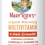 MaryRuth's Liquid Multivitamin + Hair Growth | Biotin 10000mcg | Lustriva Hair Growth Supplement | Clinically Tested in Women for Thicker Hair & Facial Wrinkle | Skin Care | Ages 18+ | 30 Fl Oz