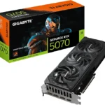 GIGABYTE GeForce RTX 5070 WINDFORCE SFF 12G Graphics Card, 12GB 256-bit GDDR7, PCIe 5.0, WINDFORCE Cooling System, GV-N5070WF3-12GD Video Card
