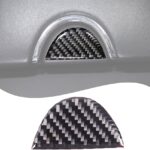 Carbon Fiber Interior Decoration Compatible with Infiniti G35 2007 2008, G37 2008-2013, G25 2011 2012, Q60 2014 2015 Car Carbon Fiber Sticker Decoration (Armrest Box Switch Sticker)