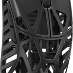 WLMOUSE Beast X Mini Pro Ultra-Light 34g Magnesium Gaming Mouse, PAW3950 HS Sensor, 8K Polling Rate, 30000 DPI,OM & TTC Switches, Customizable Side Panels.(Black(OM Switch-Side Slits))