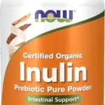 NOW Foods Supplements, Inulin Prebiotic Pure Powder, Certified Organic, Non-GMO Project Verified, Intestinal Support*, 8-Ounce