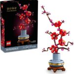 LEGO Icons Plum Blossom Building Sets for Adults - Artificial Flower for Dinner Table Centerpiece, Living Room Home Decor, Ages 18+ - DIY Craft Kits - Gift for Graduation - 10369