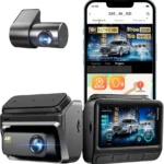 DDPAI 4K Dash Cam Front and Rear, 2160P+1080P Dash Camera for Cars, up to 15MB/s 5GHz WiFi6 Dashcam with 32G eMMC, GPS, Night Vision, 3" IPS WDR ADAS 20 Days Parking Mode Loop Recording G-Sensor, Z60