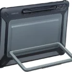 SAMSUNG Galaxy Tab S9+ Outdoor Cover, Rugged Tablet Protector and Carrying Case, Military Grade Protection, Built-in Kickstand, S Pen Holder, US Version, EF-RX810CBEGUJ, Black