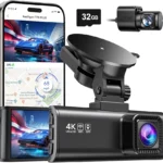 REDTIGER Dash Cam Front Rear, 4K/2.5K Full HD Dash Camera for Cars, Included 32GB Card, Built-in Wi-Fi GPS, 3.16” IPS Screen, Night Vision, 170°Wide Angle, WDR, 24H Parking Mode(F7NP)