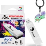 Brook Wingman FGC2 Converter with Keychain– Arcade Joystick Adapter Gamepad for PS5 & PC, Supports All PS5 Games (Official Exclusive Version)