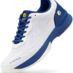 FitVille Wide Pickleball Shoes for Men Tennis Shoes Sneakers for All Court Racquetball Athletic Shoes for Racquet Sport | Arch Support & Wide Toe Box