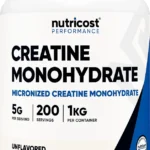 Nutricost Creatine Monohydrate Micronized Powder (1 KG) - Pure Creatine Monohydrate