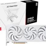 PowerColor Hellhound Spectral White AMD Radeon RX 9070 XT 16GB GDDR6