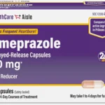 HealthCareAisle Omeprazole 20 mg, 42 Delayed-Release Capsules - Acid Reducer, Treats Frequent Heartburn, 42 Count (Pack of 1)