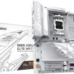 GIGABYTE B850 AORUS Elite WIFI7 ICE AMD AM5 LGA 1718 Motherboard, ATX, DDR5, 3X M.2, PCIe 5.0, USB-C, WIFI7, 2.5GbE LAN, EZ-Latch, 5-Year Warranty