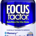 Focus Factor Brain Supplement Multivitamin Improve Memory and Clarity Boost Concentration Neuro Energy Learning Reasoning for Men and Women 180 Tablets