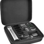Case Compatible with Philips for Norelco Multigroom Series 7000 5000 Men's Grooming Kit with Trimmer MG7750/49 MG7910/49 MG9510/60. Storage Holder for Attachment Trimmers (Box Only) -Black Inner