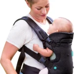Infantino Flip Advanced 4-in-1 Baby Carrier - Ergonomic, Convertible, Face-in and Face-Out Front and Back Baby Carrier for Newborn to Toddler 8-32 lbs, Black