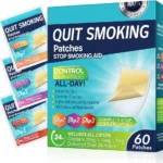 Quit Smoking Patches Step 1 2 3 Stop Smoking Aids Patches, 30 Count Quit Smoking Stickers That Work with 2 Weeks, Anti Smoking Patches 60mg