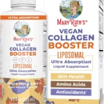 MaryRuth Organics Collagen Booster Liposomal, Sugar Free, Liquid Collagen Booster with Vitamin C, Vitamin E, Zinc, Copper & Silica, Skin Care & Joint Support Supplement, Vegan, Non-GMO, 7.6 Fl Oz