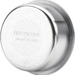 نورماكور سلة فلتر عالية الاستخلاص 51 ملم، سلة دقيقة عالية الاتساق 16-18 غرام تناسب فلاتر ديلونجي، سمك 0.8 ملم، نمط فتحة 2415، تأتي مع شاشة قرص 51 ملم وفلاتر ورقية