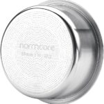 Normcore 51mm High Extraction Filter Basket, 16-18g High Uniformity Precision Basket Fits Delonghi Portafilters, 0.8mm Thickness, 2415 Hole Pattern, Comes with a 51mm Puck Screen and Paper Filters
