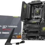MSI MAG X870 Tomahawk WiFi Gaming Motherboard (AMD Ryzen 9000/8000/7000 Series Processors, AM5, DDR5, PCIe 5.0, M.2 Gen5, SATA 6Gb/s, USB 40Gbps, HDMI/DP, Wi-Fi 7, Bluetooth 5.4, 5Gbps LAN, ATX)