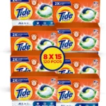 تايد كبسولات كبسولات عادية 15 قيراط ميجا بوكس 120 قطعة