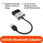 GITANK USB Bluetooth adapter for Infiniti G37 M37 FX35 Q40 Q50L QX60 QX80 QX70 QX50 Q70L Maxima Armada Patrol Music Connector