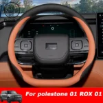 ل BAIC JISHI Polestone 01 ROX 01 غطاء عجلة القيادة العالمي 7 مقاعد الحصري 6 مقاعد طبعة غطاء المقود الخاص