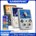 ANBERNIC RG 406V Handheld Game Console 4" IPS Multi-touch Screen Android13 RG406V Retro Video Games Support 1080p DP FOTA Update