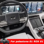 For Polestones 01 ROX 01  Car Tempered Glass Screen Protector Center Console Anti Glare HD Film Protection Screen Accessories