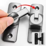 Stainless Steel Hook Latch Window Drawers Cabinet Locks 90 Degree Barn Door Latch Bolt Hooks Sliding Gate Buckles Hardware