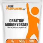 BulkSupplements Creatine Monohydrate (Micronized) Powder - 5g Per Serving