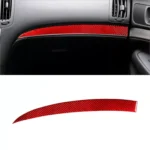 For Infiniti G37 Sedan 2010-2013 Red Carbon Fiber Passenger Dashboard Cover Trim