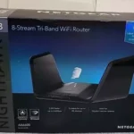 NETGEAR   8-Stream Tri-Band wifi Router AX6600 (B9) Open box