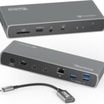 Plugable Thunderbolt 4 TB4 USB4 8K HDMI 96W USB-C 2.5G Ethernet  Docking Station