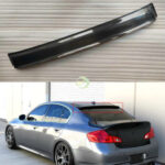 Carbon Fiber visor Roof Spoiler Factory Lid For Infiniti G35 G25 G37 Sedan 07-15