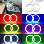 cotton RGB halo ring for Infiniti G35 G37 Sedan 2007-09 headlight bluetooth DRL
