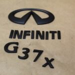 2008-2013 INFINITI G37 EMBLEM LOGO SET OEM SEDAN