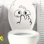 ملصقات إزالة PVC لحمام - مناسبة لديكور الحمام وملصقات جدران المنزل السجاد أرضية وبساط الصيف