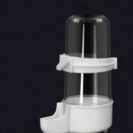 قطعة/قطعتان سقاية طيور آلية سميكة، طعام وسقاية طيور باشكال زهرة الفاوانيا وزهرة الخشخاش من قطعة واحدة، لوازم الطيور