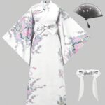 Irokai حمام مطبوع بالزهور مزين بفيونكة