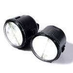 Compatible with Nissan Cube Juke Murano Quest Rogue Versa Infiniti EX FX G25 G37 Q60 M37 M56 Q70 Xenon White XML2 LED Driving Fog Light Real Glass Lens
