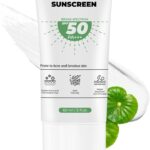 Centella Sunscreen SPF 50 - Hyalu CICA Water-Fit Sun Serum - Calming, Moisturizing & No White Cast Sensitive Skin Protector Solar 2 fl.oz